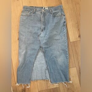 Levi's 505 denim skirt 40